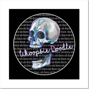 Whoopsie Doodle Skull Posters and Art